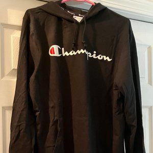 Champion Lightweight Hoodie Mens Large